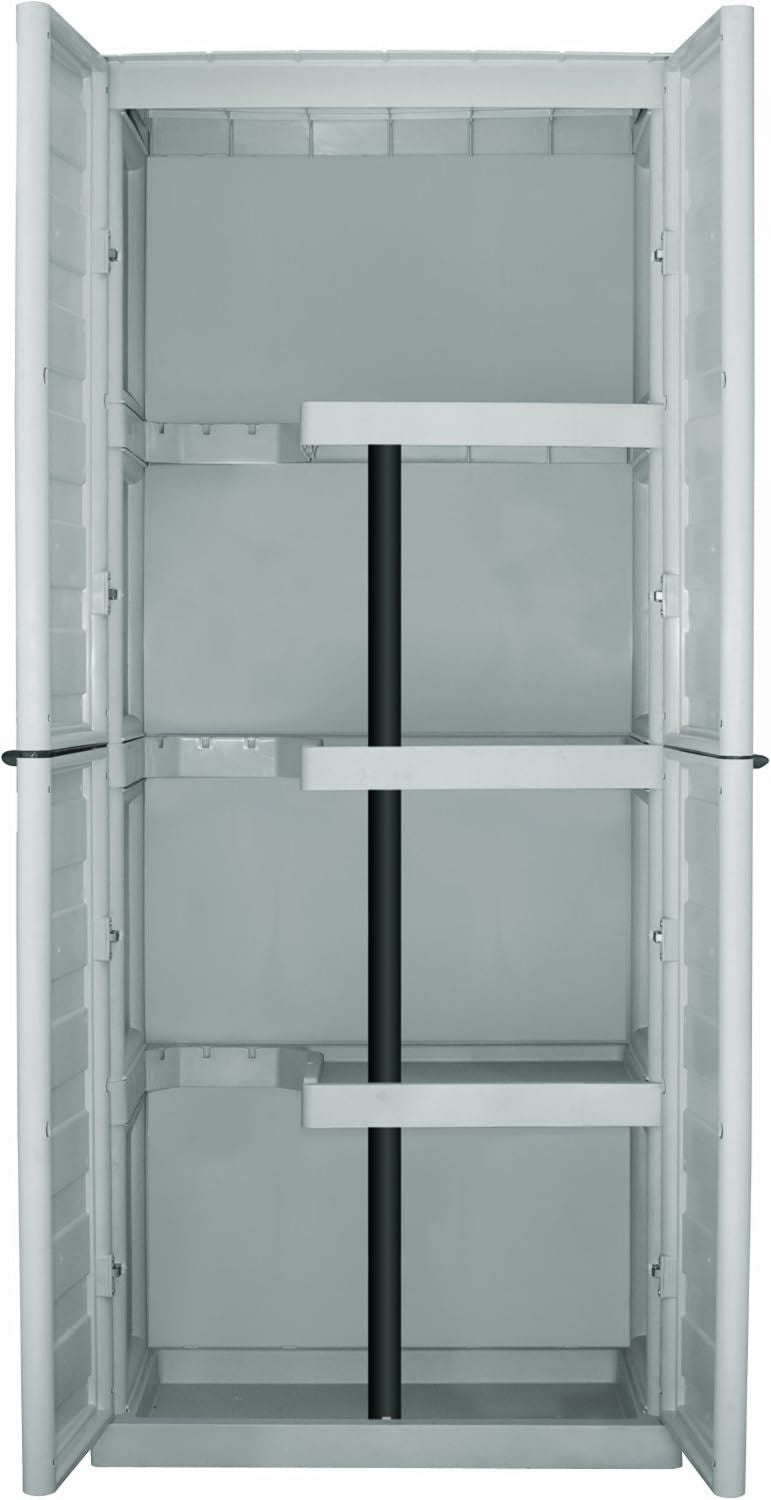 Armadio Art Plast S70 PS in Plastica Alto con Portascope Tortora