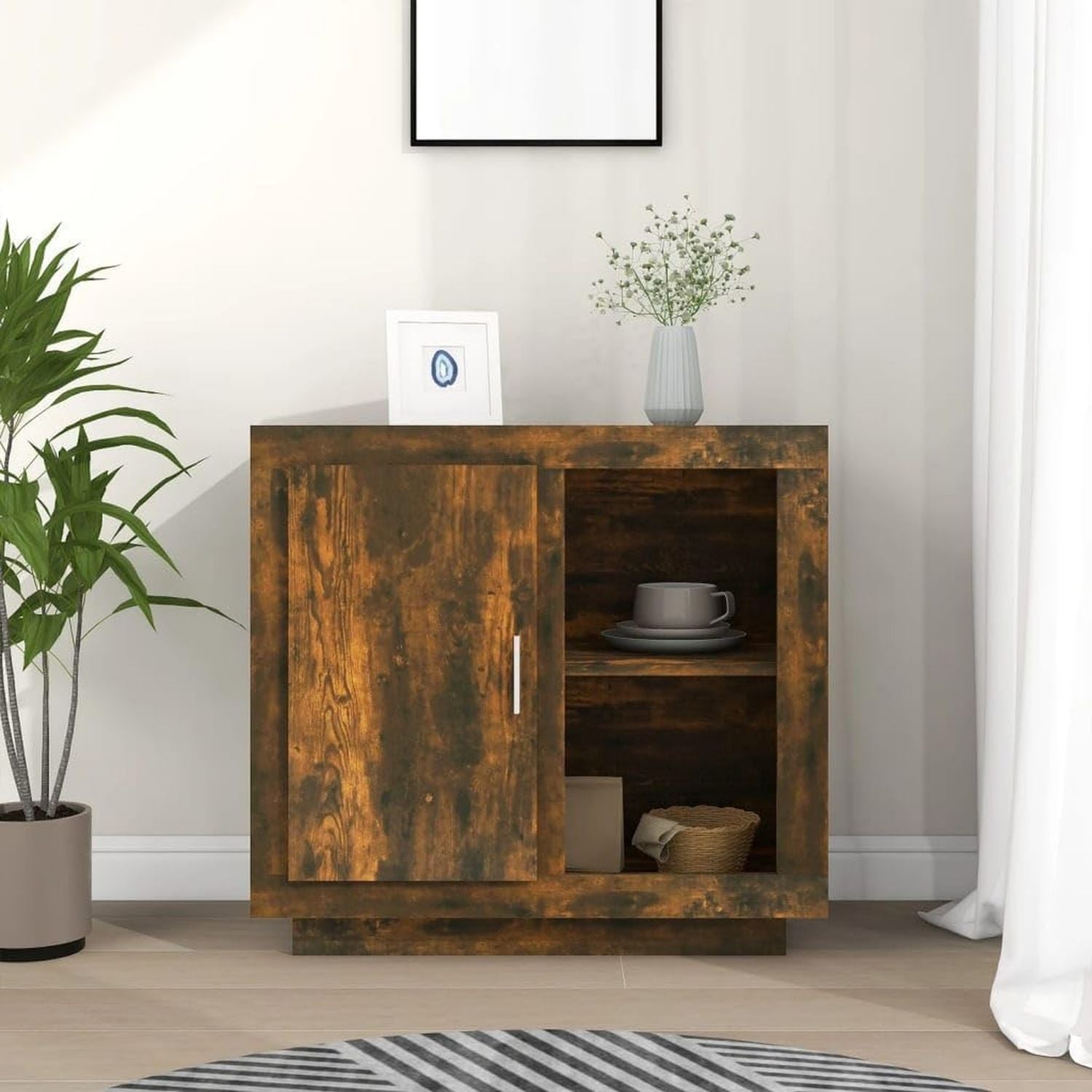portaoggetti Scatole in polyrattan x x marrone per esterni casa giardino 110 55 60 5 cm