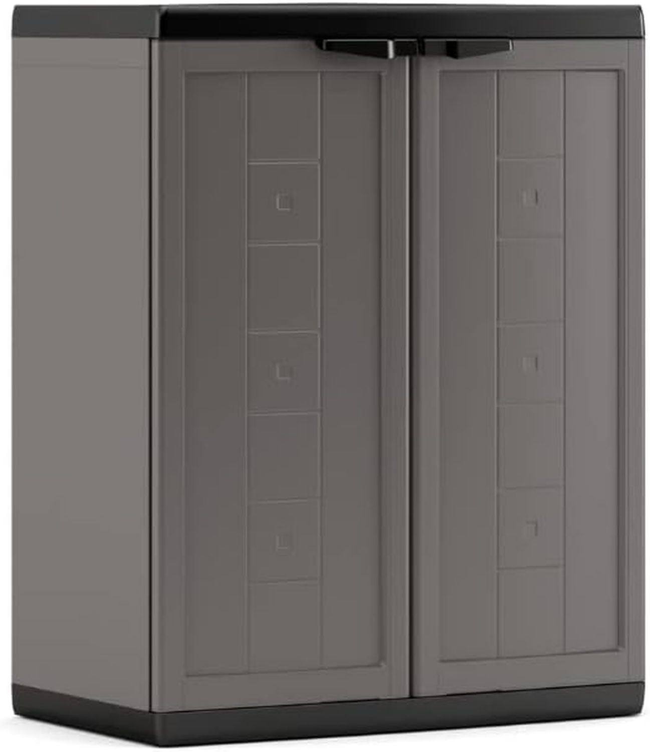 Armadio Keter Jolly Basso 1 Ripiano Regolabile cm 68 x 39 x 85H Grigio Nero