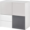 Keter 9724000 Linear Ripiani Regolabili Grigio 68x39x173 cm