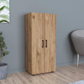Armadio en.casa Stretto a 2 Ante Con 4 Ripiani Mobile x x per Guardaroba e Ingresso 108 49 32 cm Effetto Rovere