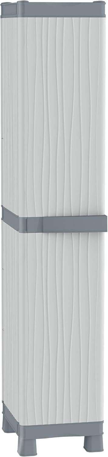 Armadio Base 2350 Uw da Esterno Interno ad un anta 6 Vaschette Portaoggetti. Materiale Plastica 8 cm Dimensioni 35 x 43 8 x 181