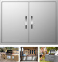 Armadio Outsunny da Giardino in Walk in Color Casetta Porta Attrezzi da Esterno Tetto Inclinato Asfalto 4 Finestre 6 Ripiani Prese d Aria Kit Antiribaltamento 147 x 68 x 198cm Legno Legno