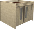 Casetta Moderna da Giardino 3x2 Legno di Alta qualit脿 Modello CUBO ad Uso ricovero Attrezzi bricolage spogliatoio