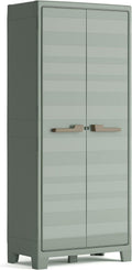 Armadio Keter 4 Ripiani Regolabili Realizzato in Resina Planet Outdoor cm ECOMMERCE PACK 80 x 44 x 182H